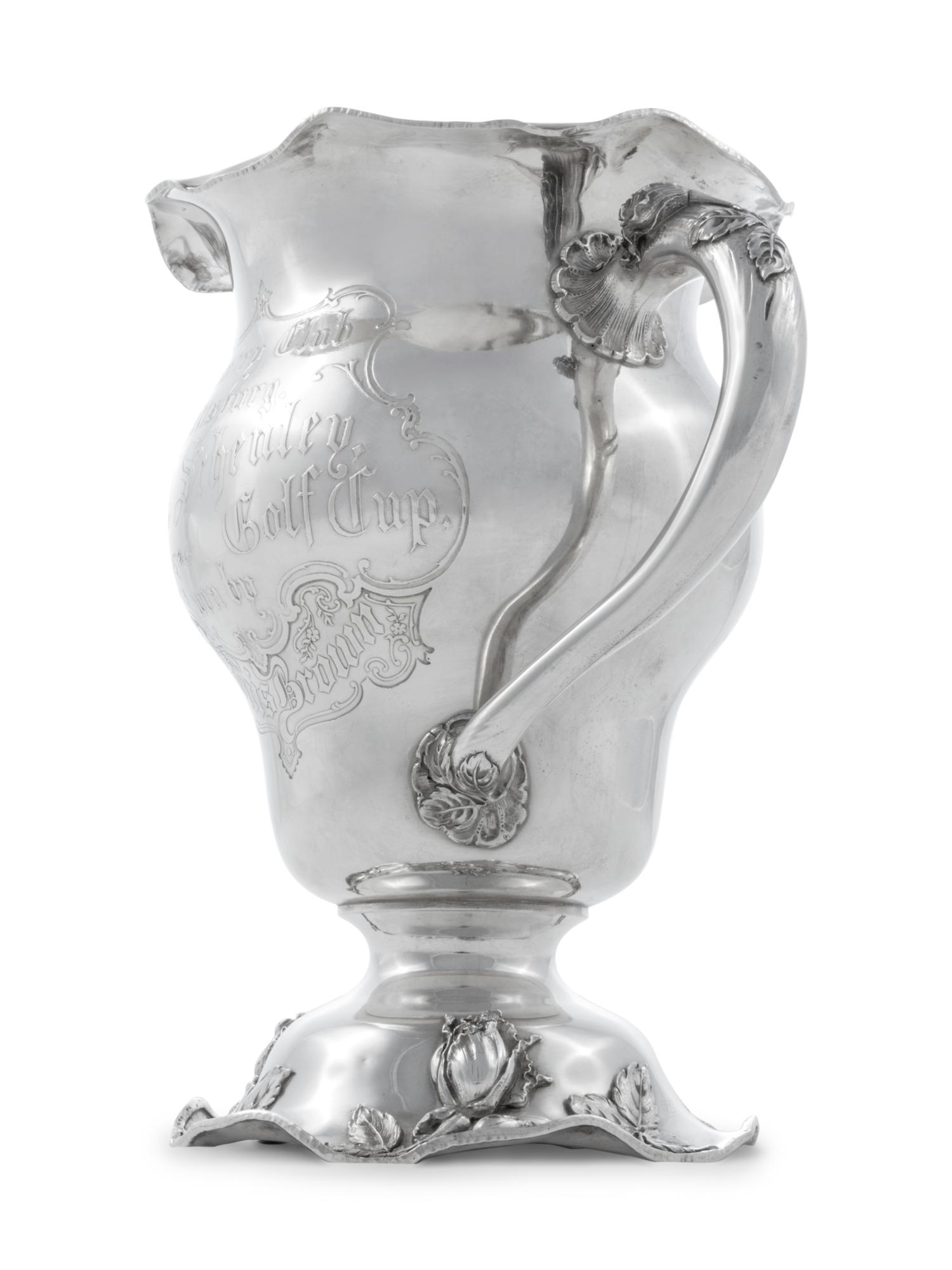 An American Silver Golf Trophy of Pittsburgh Interest