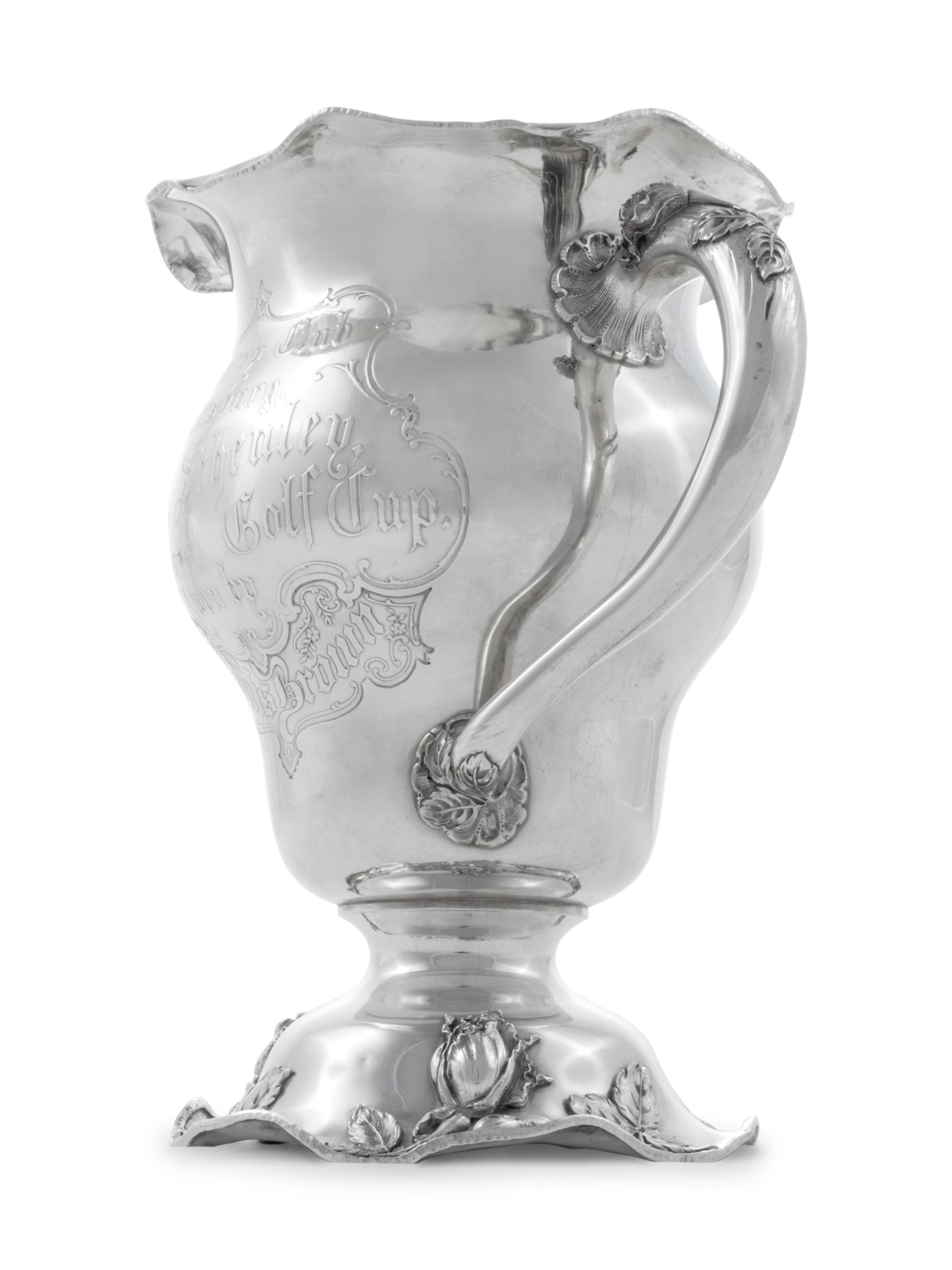 An American Silver Golf Trophy of Pittsburgh Interest