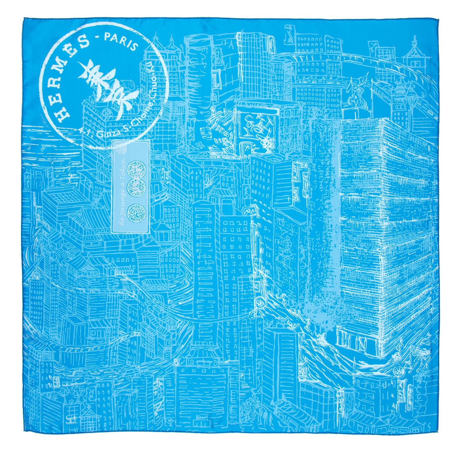 An Hermes 90cm Silk Scarf, 36"x36".