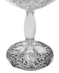 A Set of Six American Silver Wine Stems