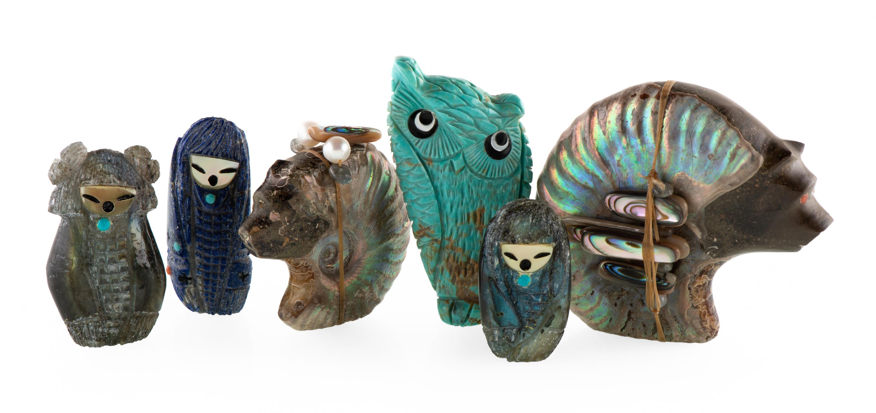 Carved Fetishes Lot is located and will ship from Cincinnati, Ohio.