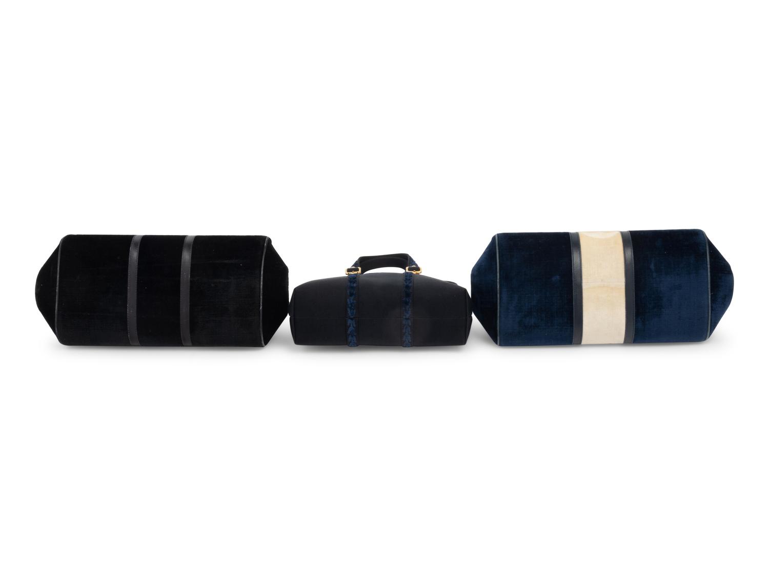 Three Roberta Di Camerino Frame Bags, 1970s