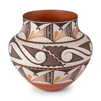 Robert Patricio (Acoma, b. 1976) — Four-Color Polychrome Pottery Jar