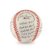 A Stan Musial Multi Career Achievement/Stat Inscribed Signed Autograph Baseball