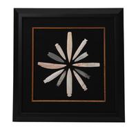 Four Framed Groups of Arrowheads Height 17 1/4 x width 17 1/4 inches (each)