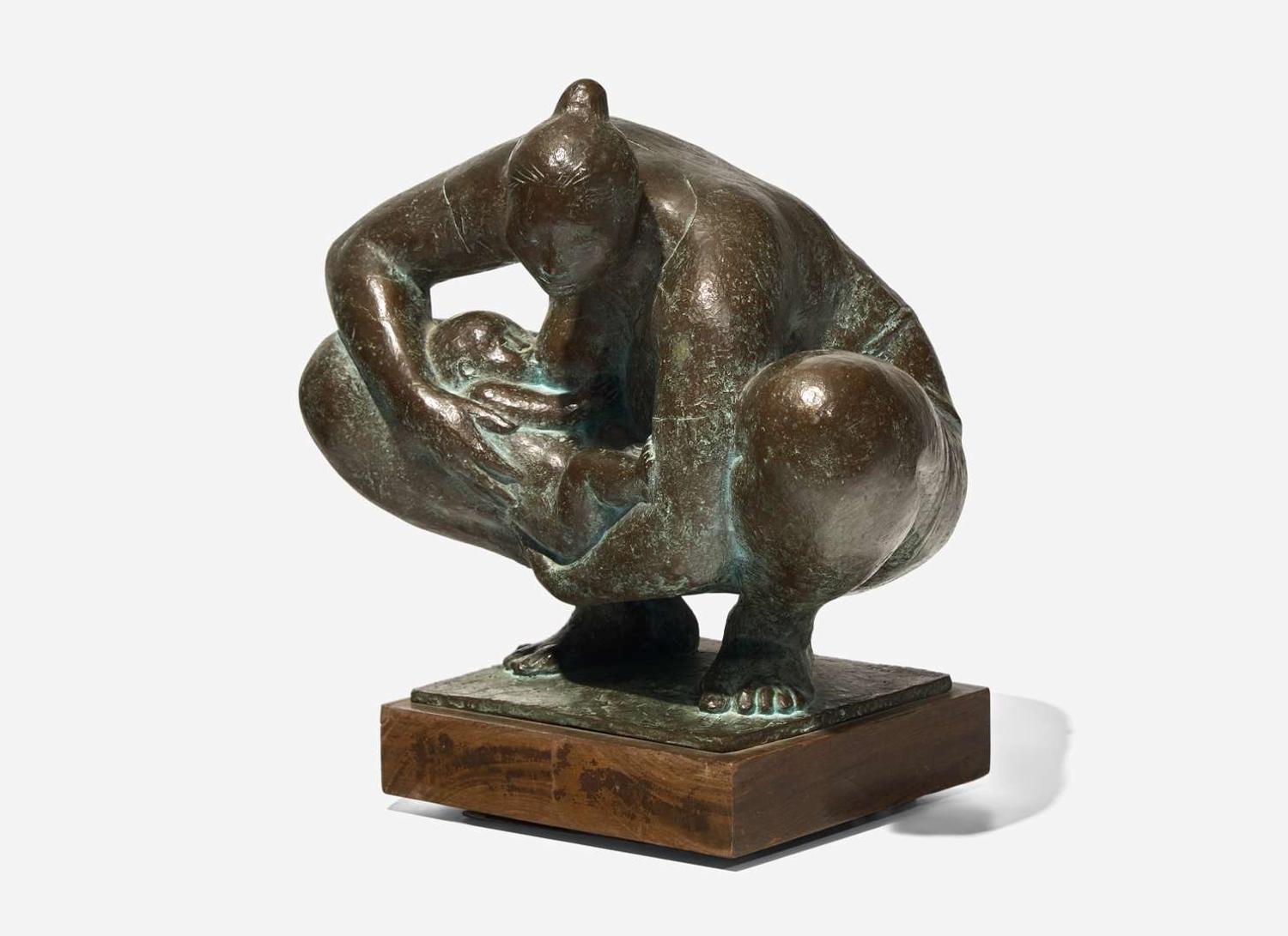 Francisco Zúñiga (Mexican, 1912-1998) - Maternidad en Cuclillas