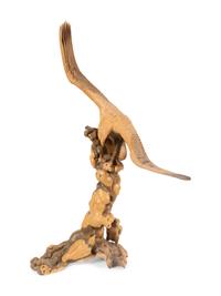 Hand-carved Wood Eagle