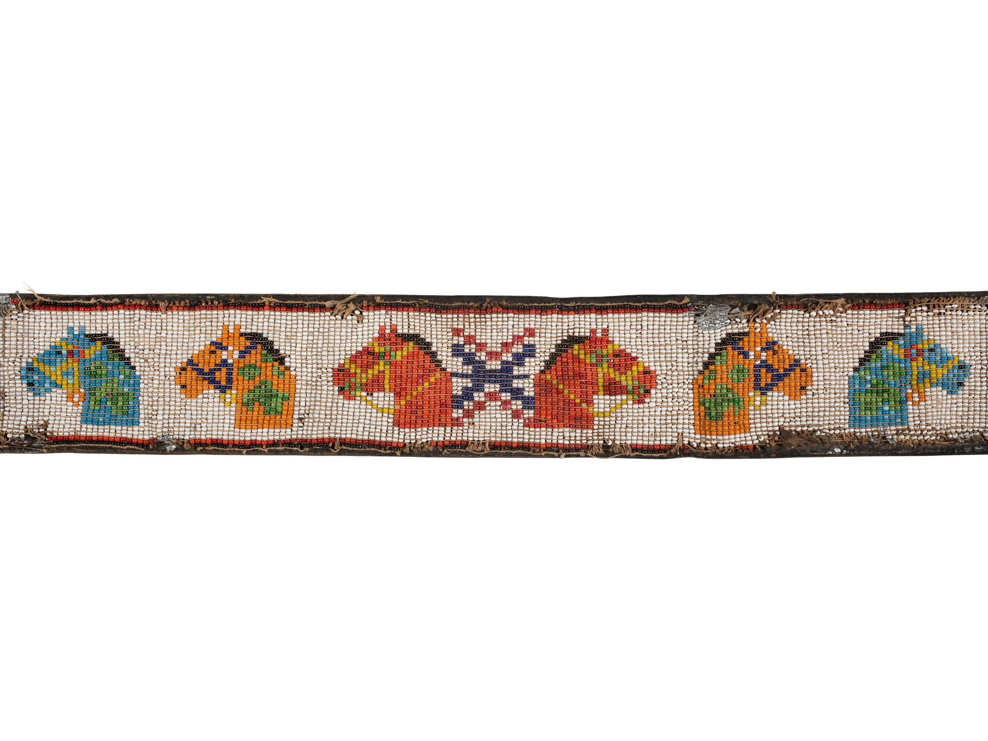 Beaded Bag and Belt