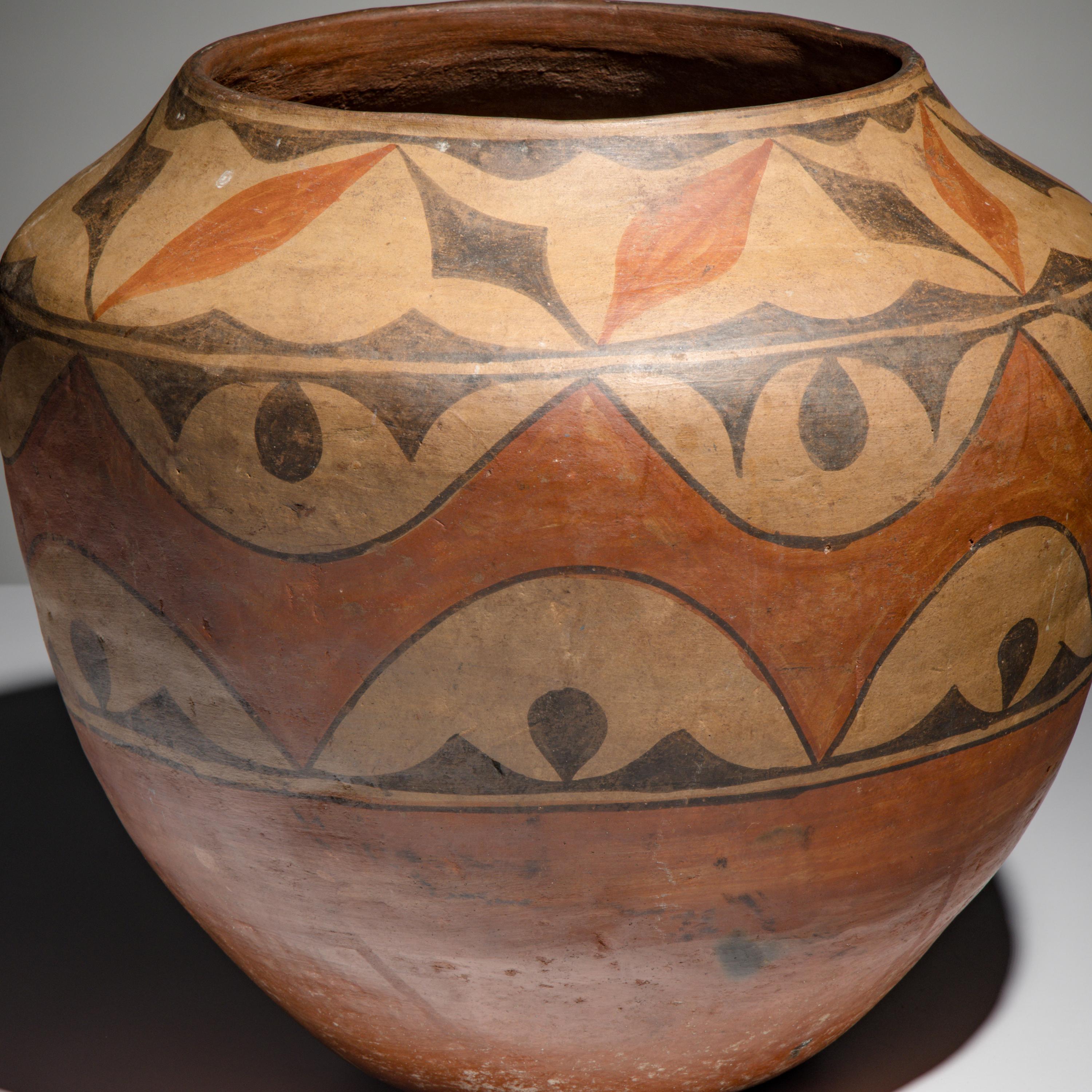 Zia Polychrome Pottery Storage Jar