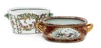 Two Chinese Export Porcelain Jardinieres Width of largest 15 inches. — 20TH CENTURY