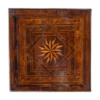 A Louis XVI Burlwood and Parquetry Table
