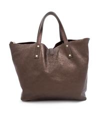 Tiffany & Co Brown Suede Reversible Small Tote with Pouch, 1990-2000s 10" H x 14" W x 4" D; Handle drop: 5"