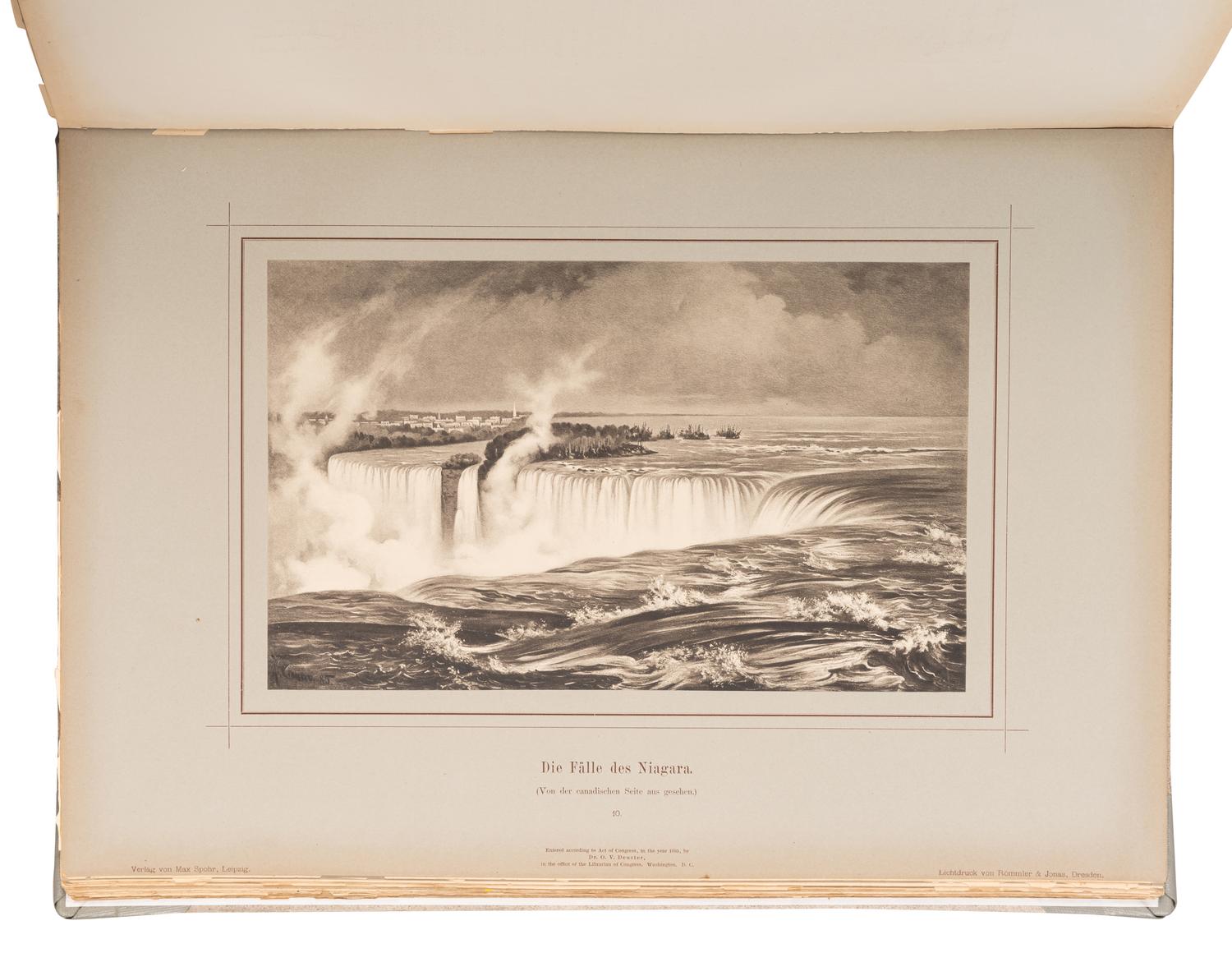 CRONAU, Rudolf Daniel Ludwig (1855-1939). Von Wunderland zu Wunderland Landschafts- und Lebensbilder aus den Staaten und Territorien der Union. Leipzig: T.O. Weigel, 1886.