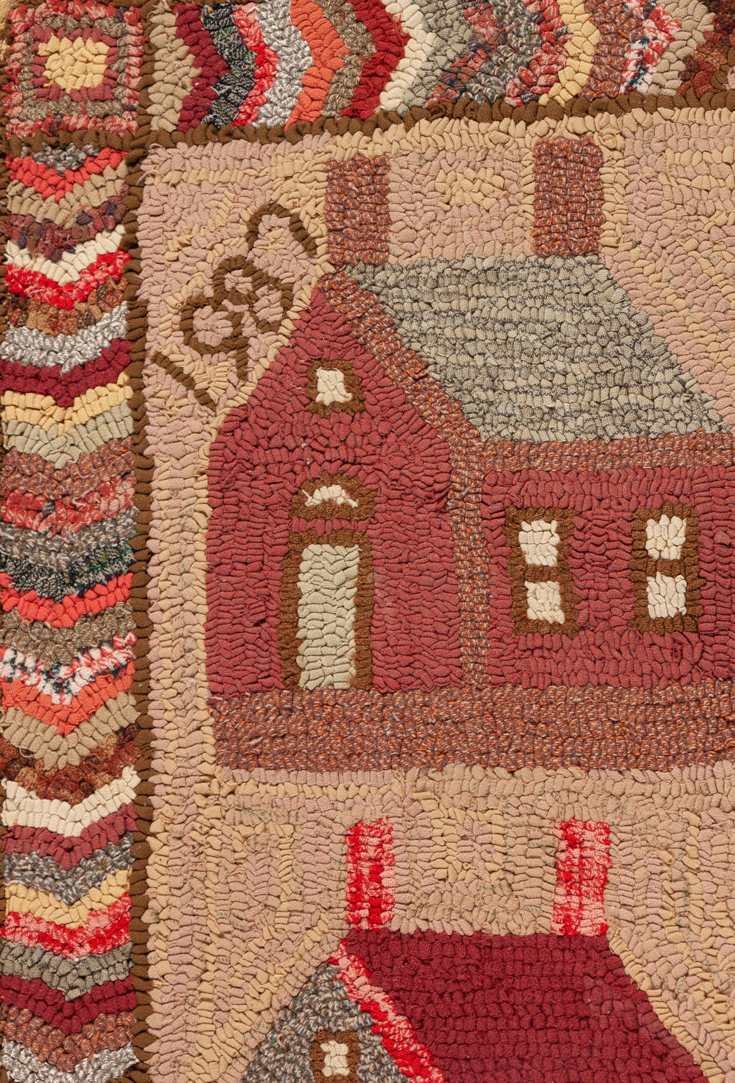 Three American Hook Rugs