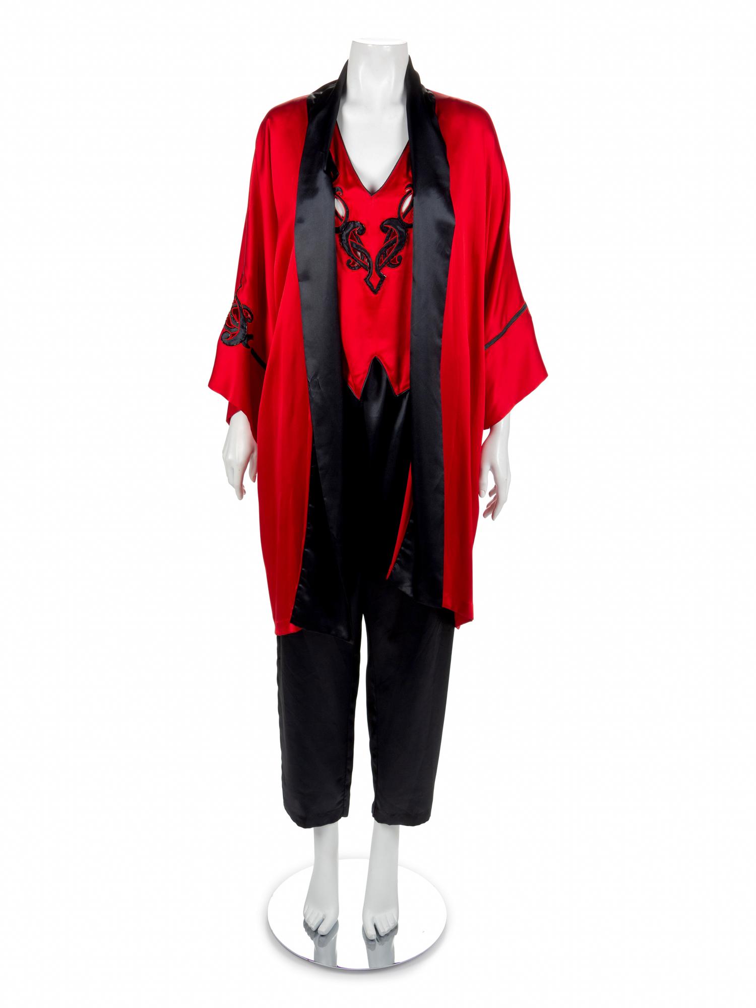 Three Bill Tice Lounging Ensembles, 1980s — Sold to benefit the Art Acquisition Fund at the Indianapolis Museum of Art at Newfield.