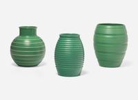 Three Wedgwood Keith Murray Designed Vase, UK, 1930s