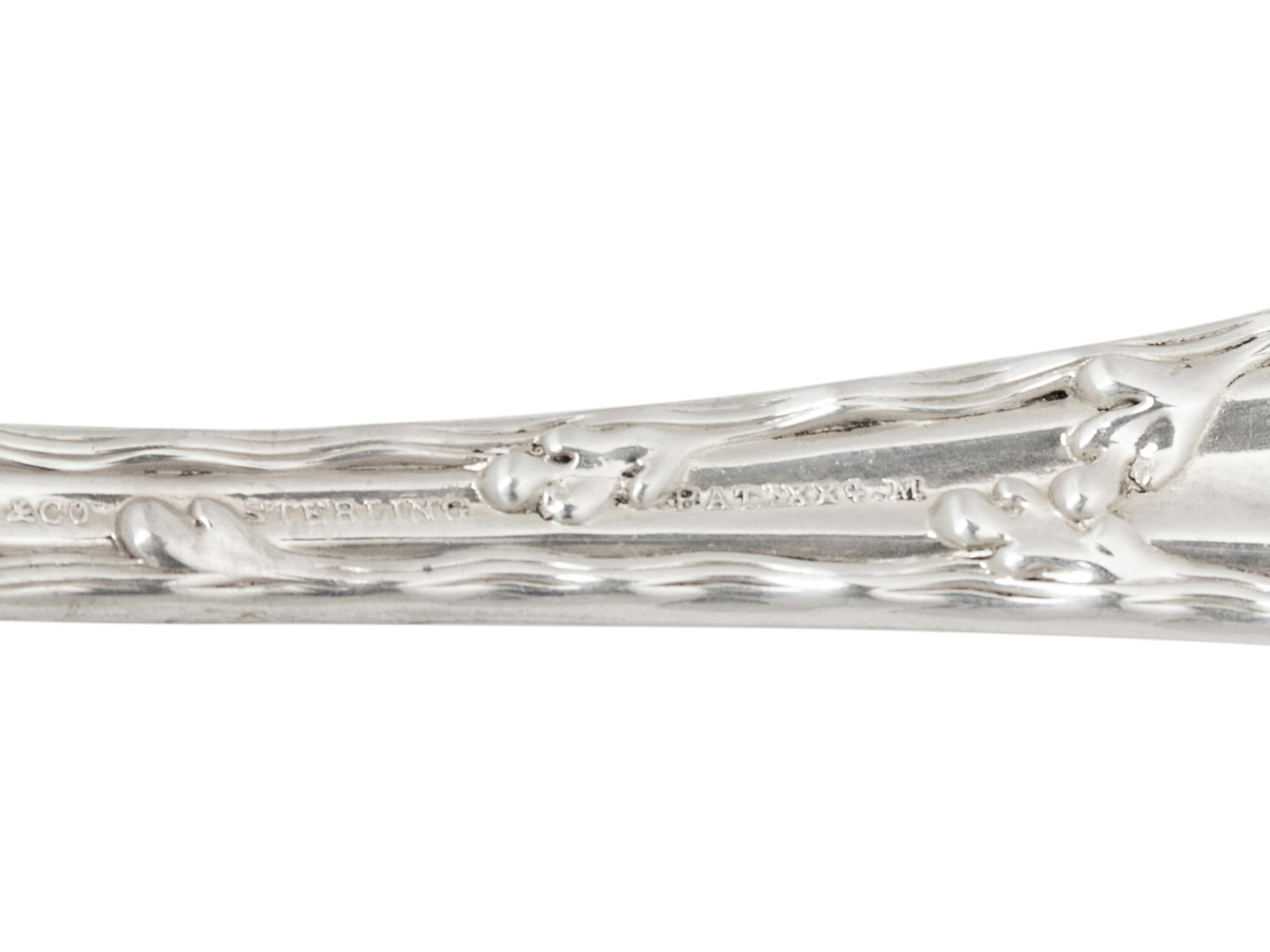 A Tiffany and Co. Wave Edge Silver Flatware Service