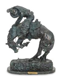 An American Bronze Figural Group, after Frederic Remington (1861-1909)