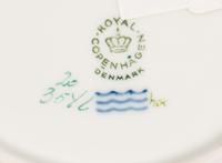 A Set of Fourteen Royal Copenhagen Flora Danica Porcelain Soup Plates