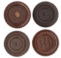 [EARLY PHOTOGRAPHY - UNION CASES]. A collection of 12 "oreo" cases in assorted colors containing tintypes of women with interesting hairstyles and accessories, including: