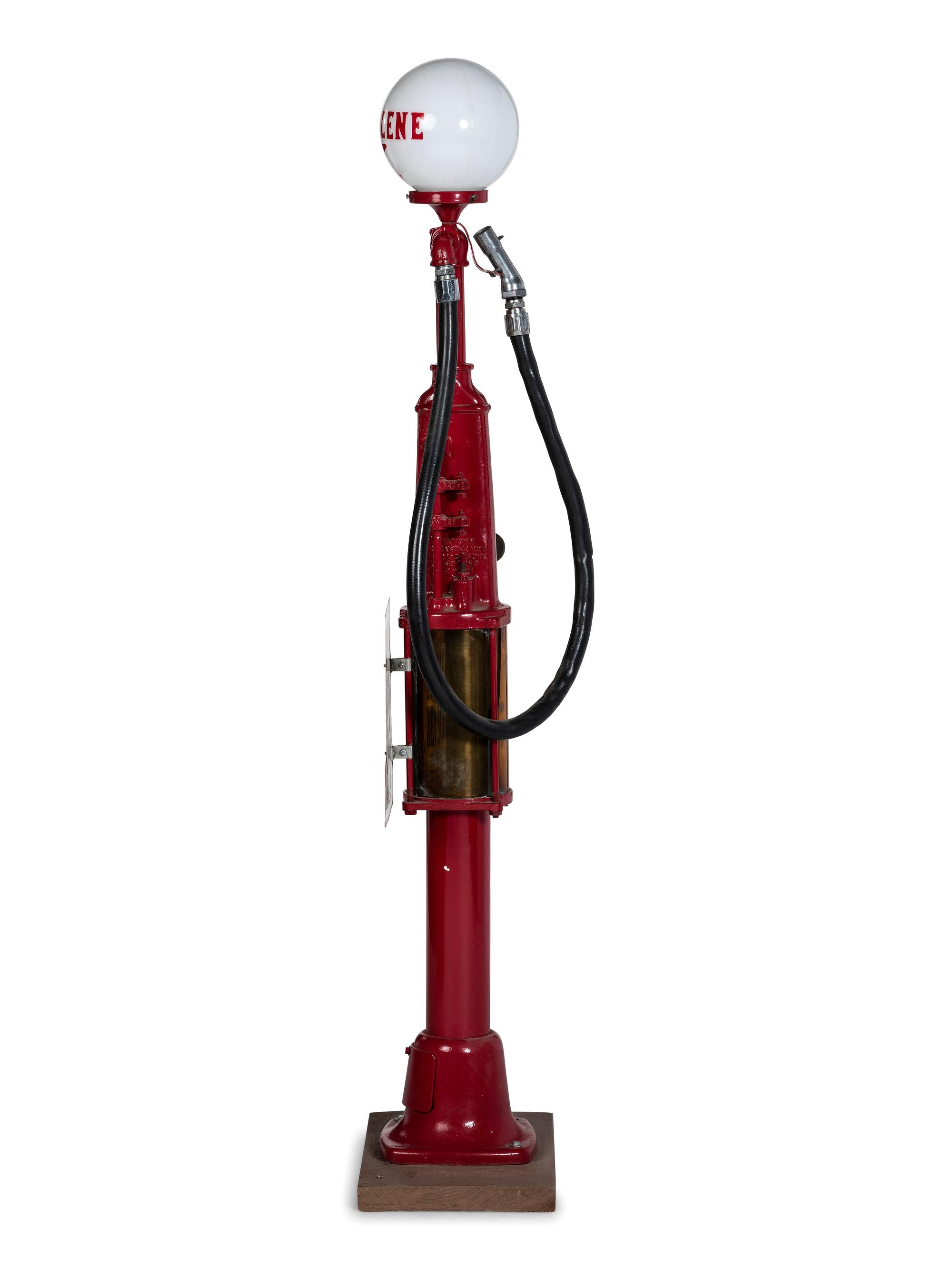 A Previsible Gasoline Pump With Globe