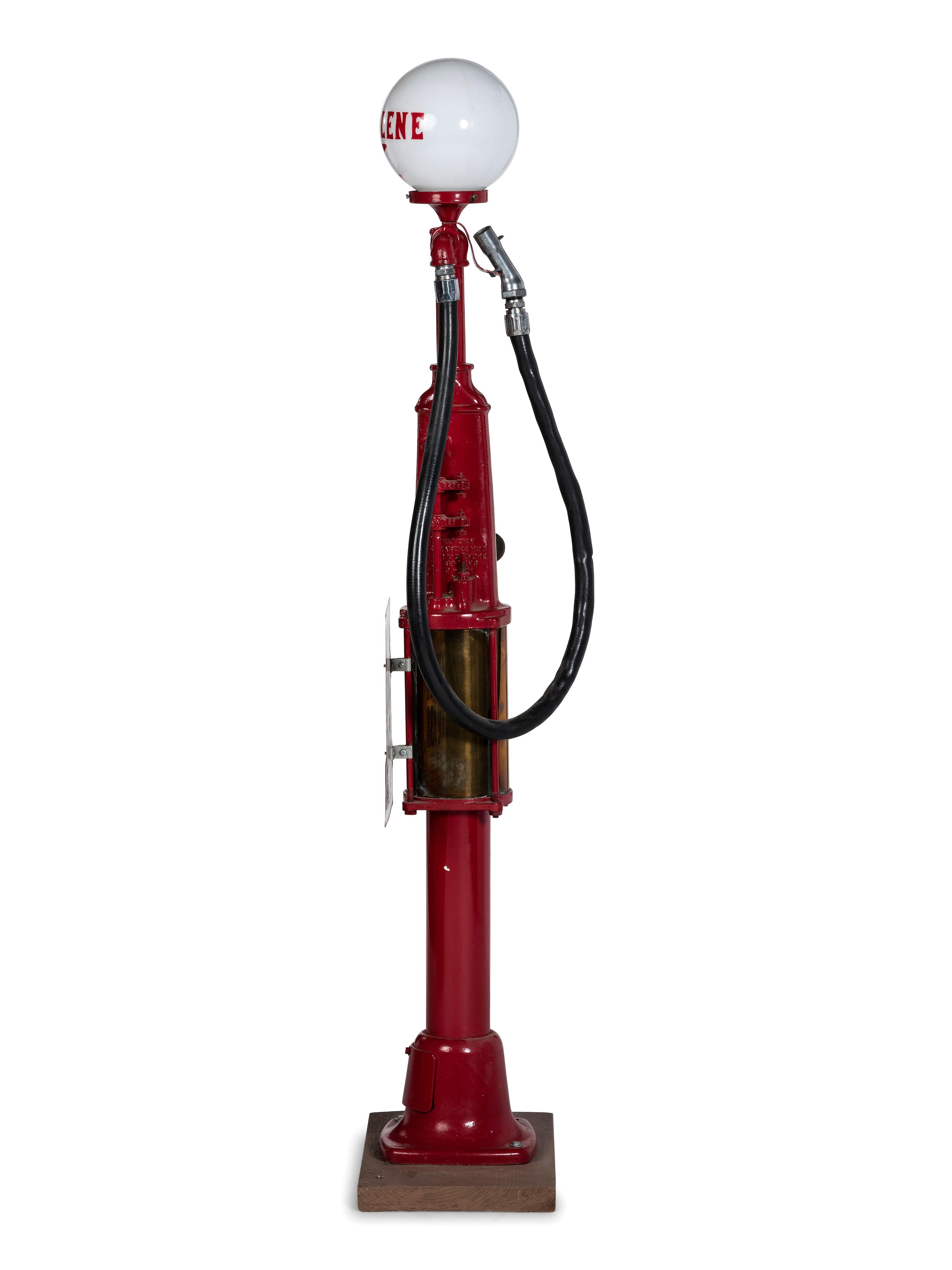 A Previsible Gasoline Pump With Globe