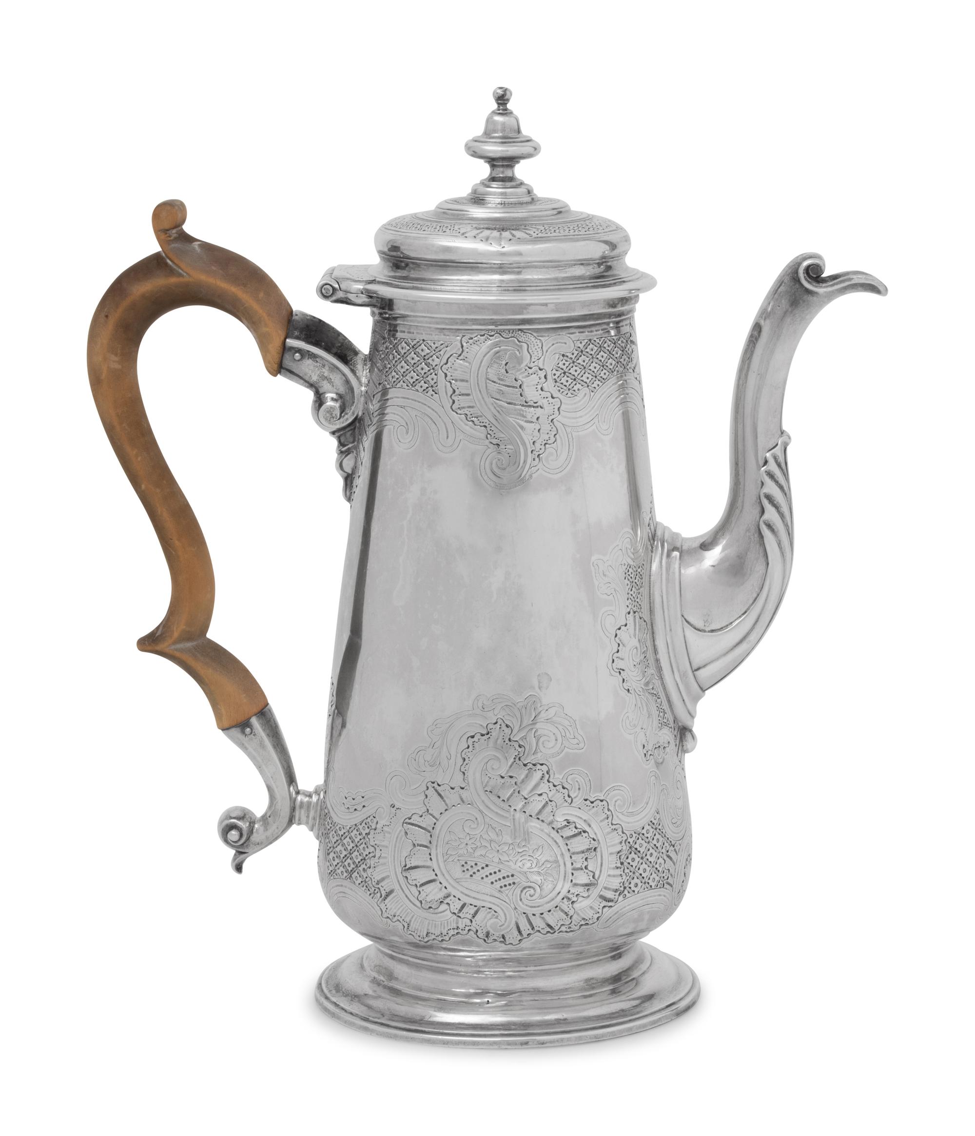 A George II Silver Coffee Pot