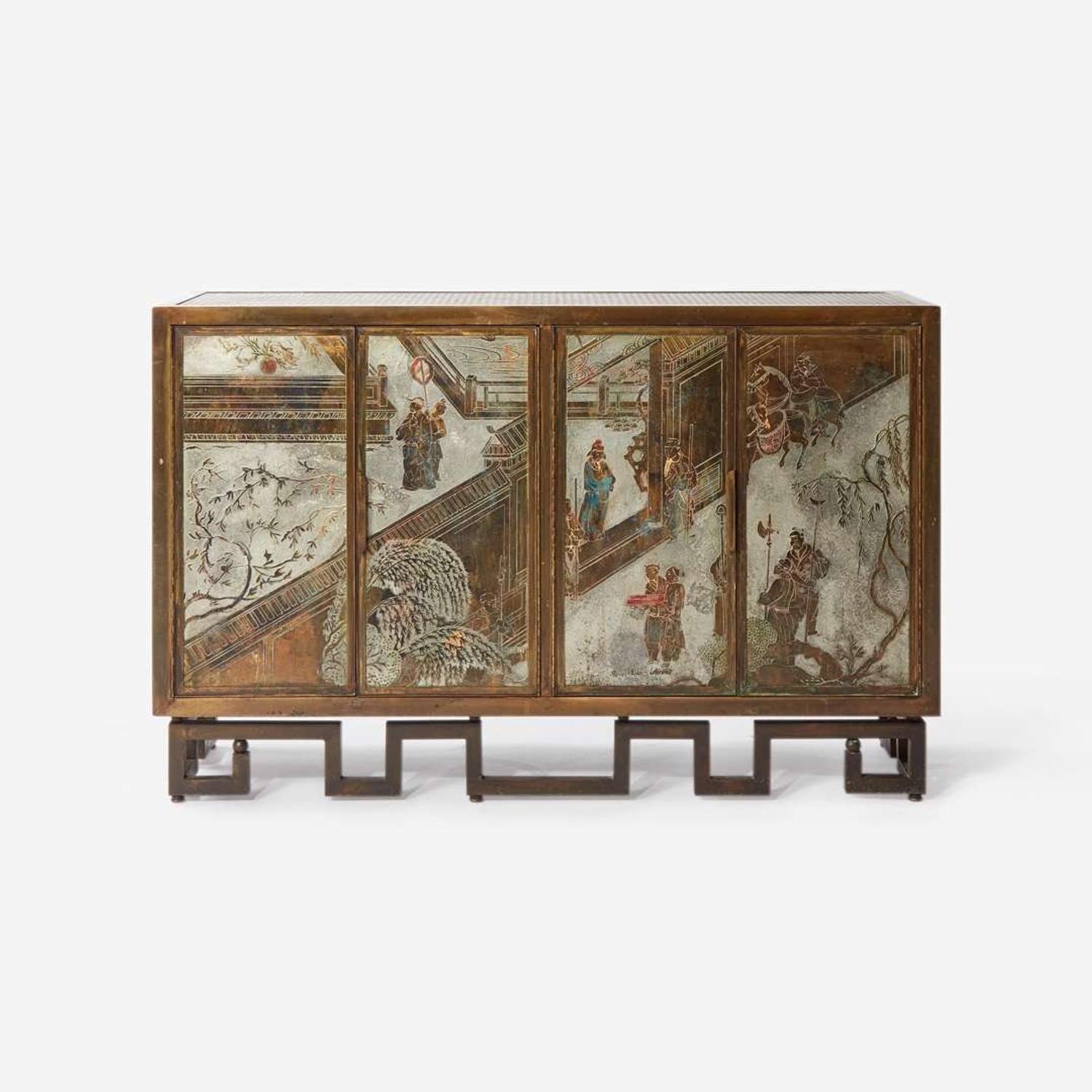 Philip (American, 1907-1987) and Kelvin Laverne (American, b. 1937) Four-Door "Chan" Cabinet, New York, 1978