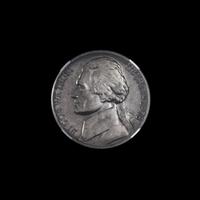 A United States 1958 Jefferson 5c Coin — NGC graded MS64 5FS