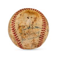 A 1955 Almendares Blues Team Signed Autograph Baseball