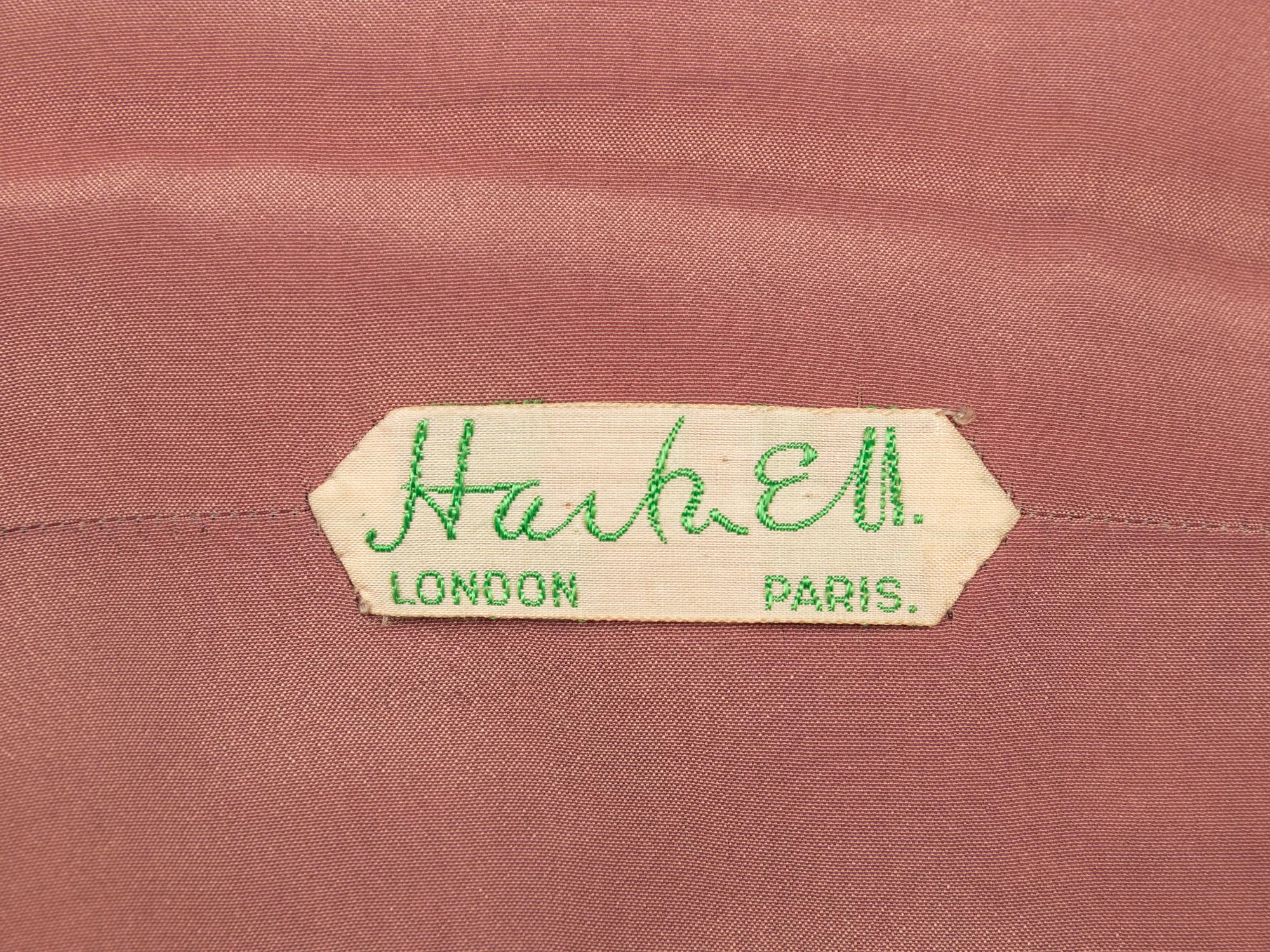 Norman Hartnell, Sequined Velvet & Silk Gown, 1950's