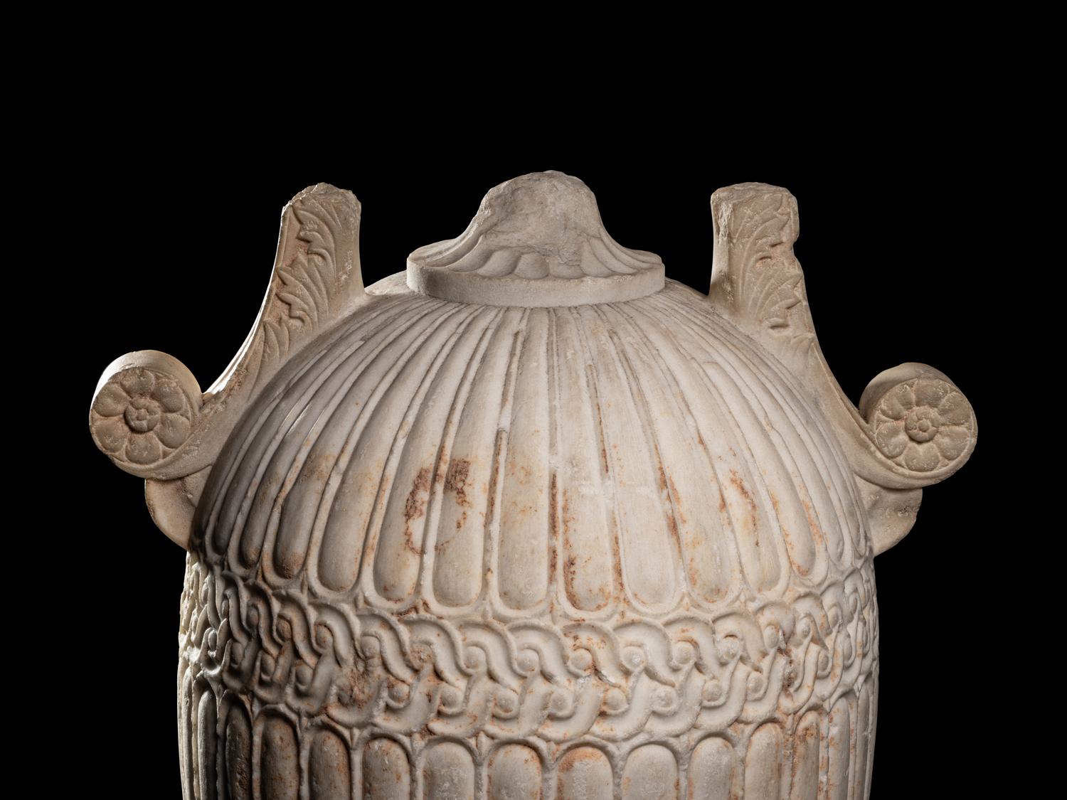 A Greek Marble Loutrophoros