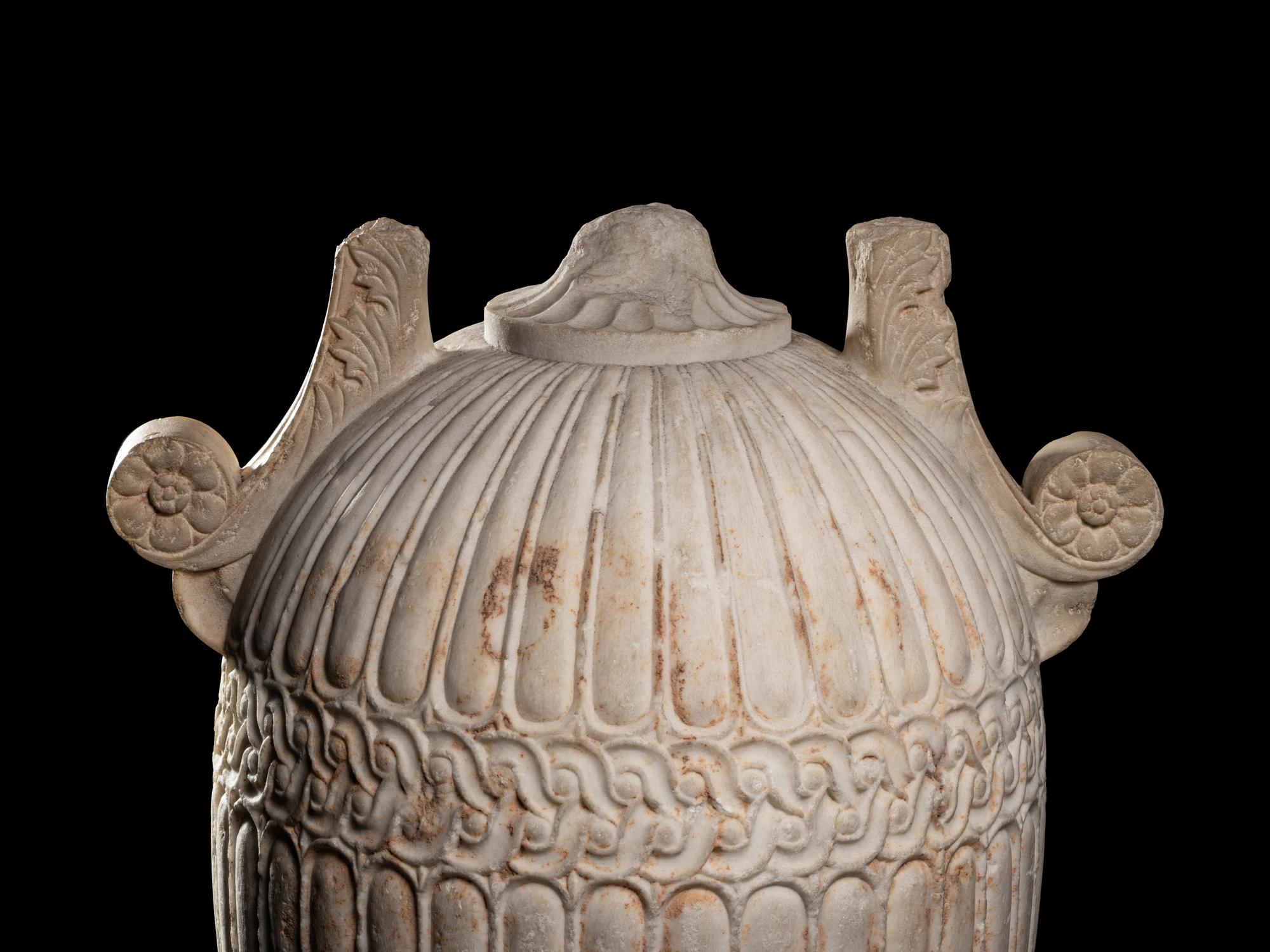 A Greek Marble Loutrophoros