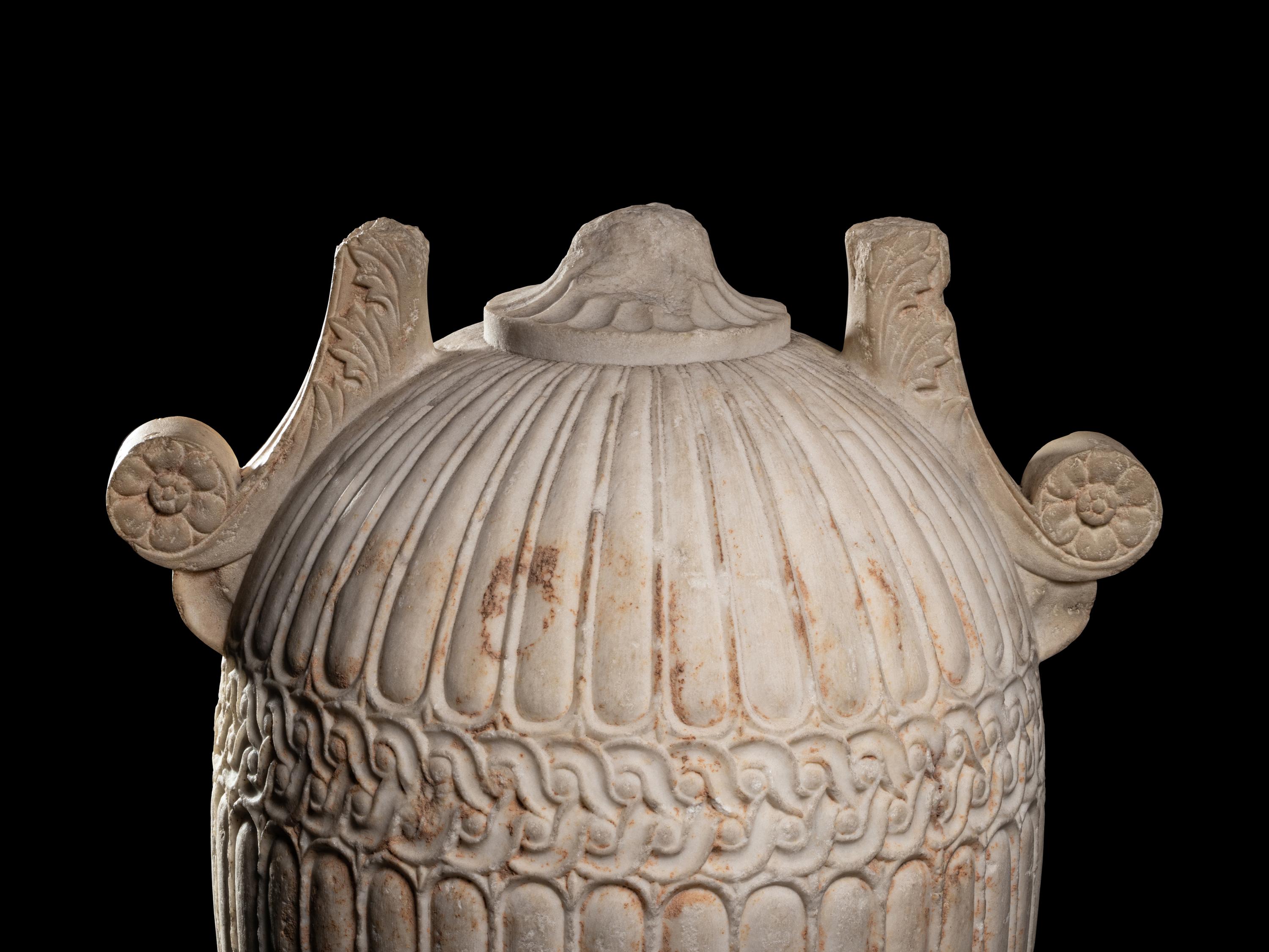A Greek Marble Loutrophoros