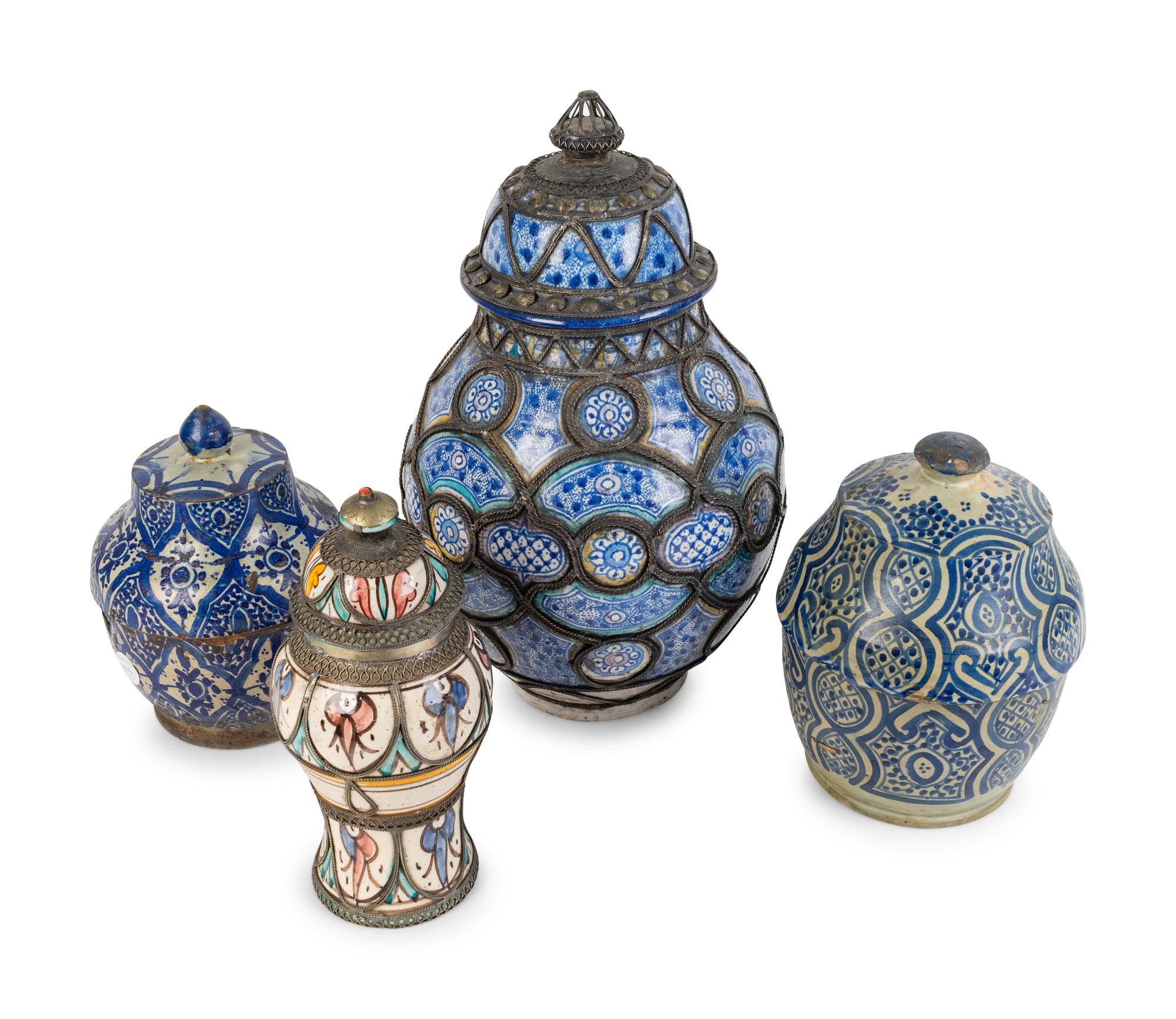 A Group of Moroccan Pottery