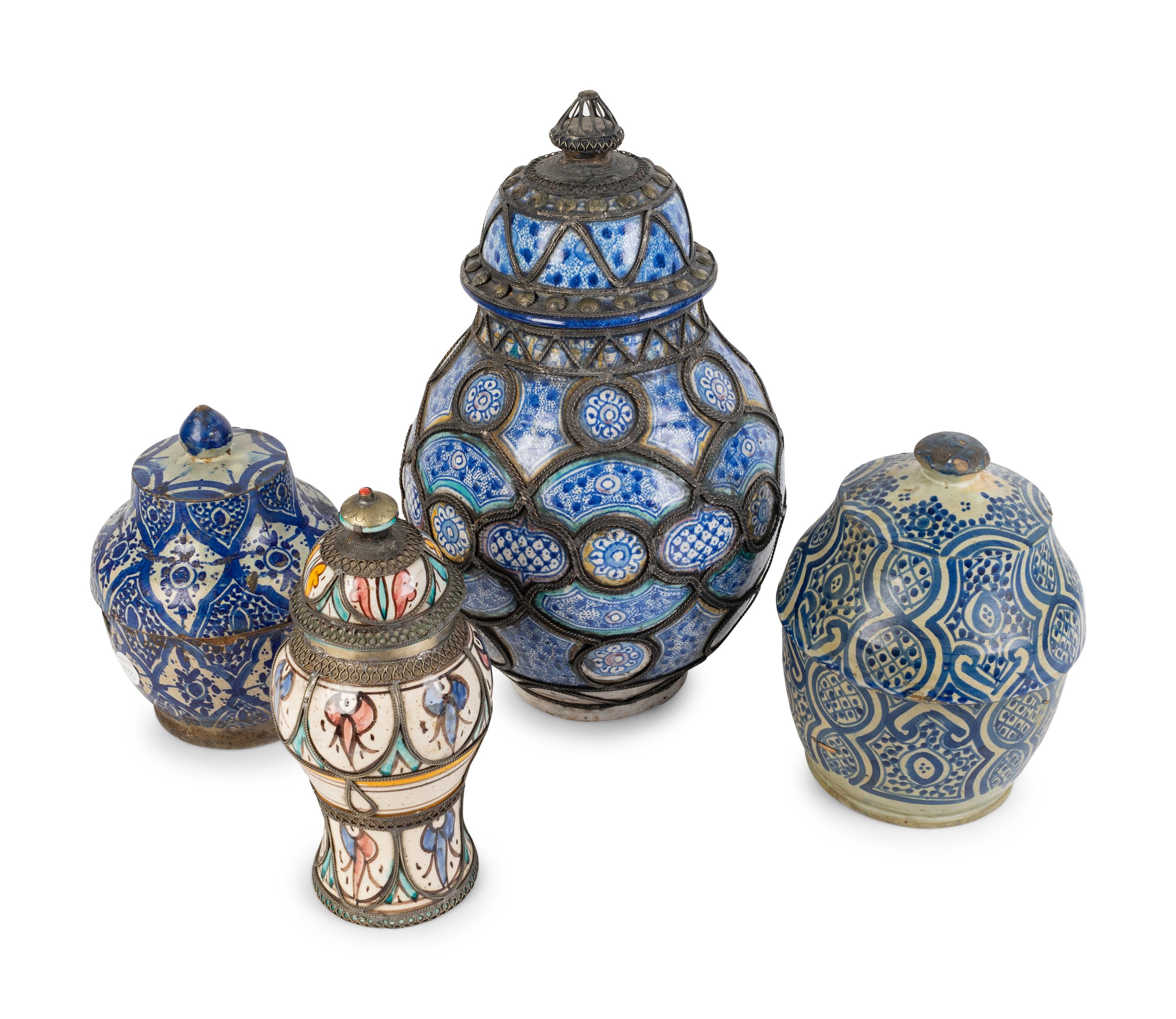 A Group of Moroccan Pottery