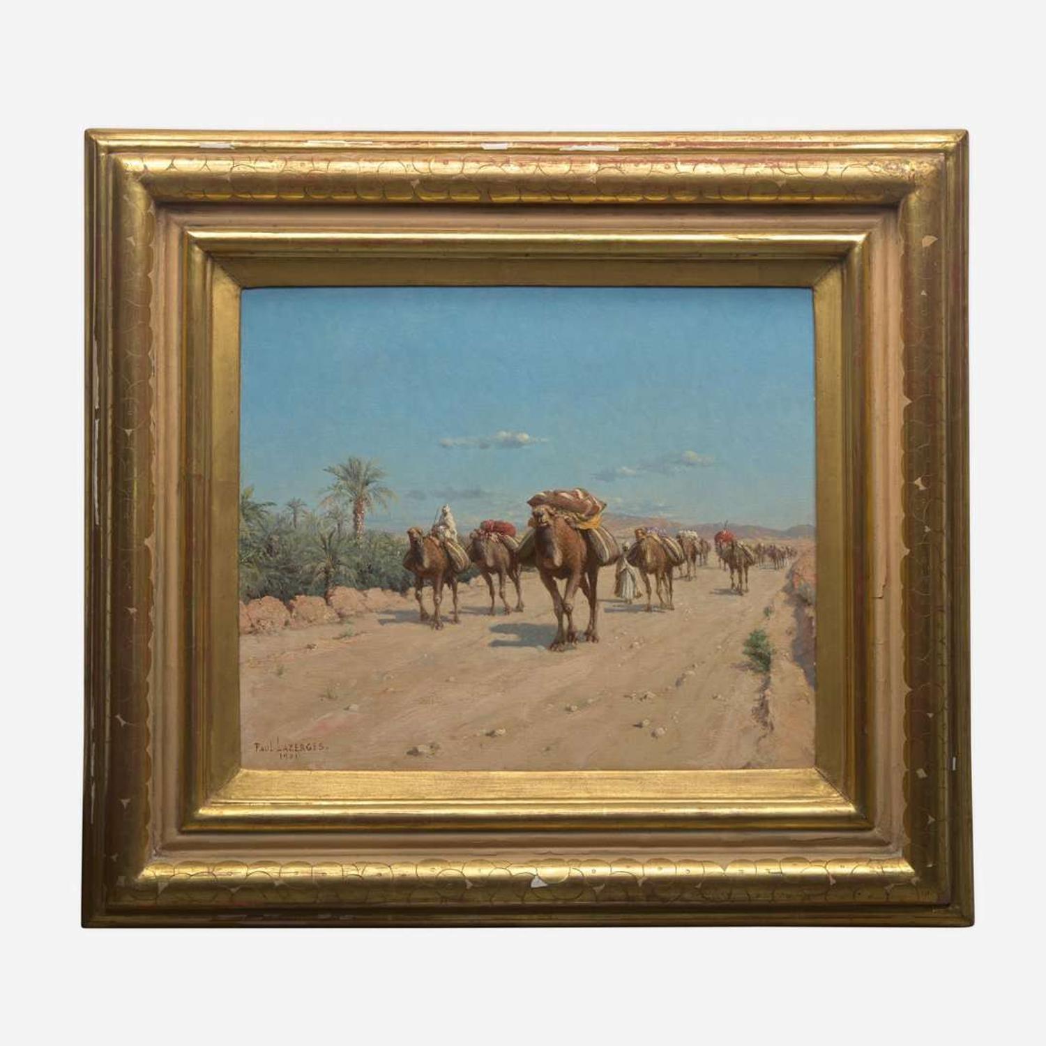 Paul Jean Baptiste Lazerges (French, 1845–1902) The Caravan