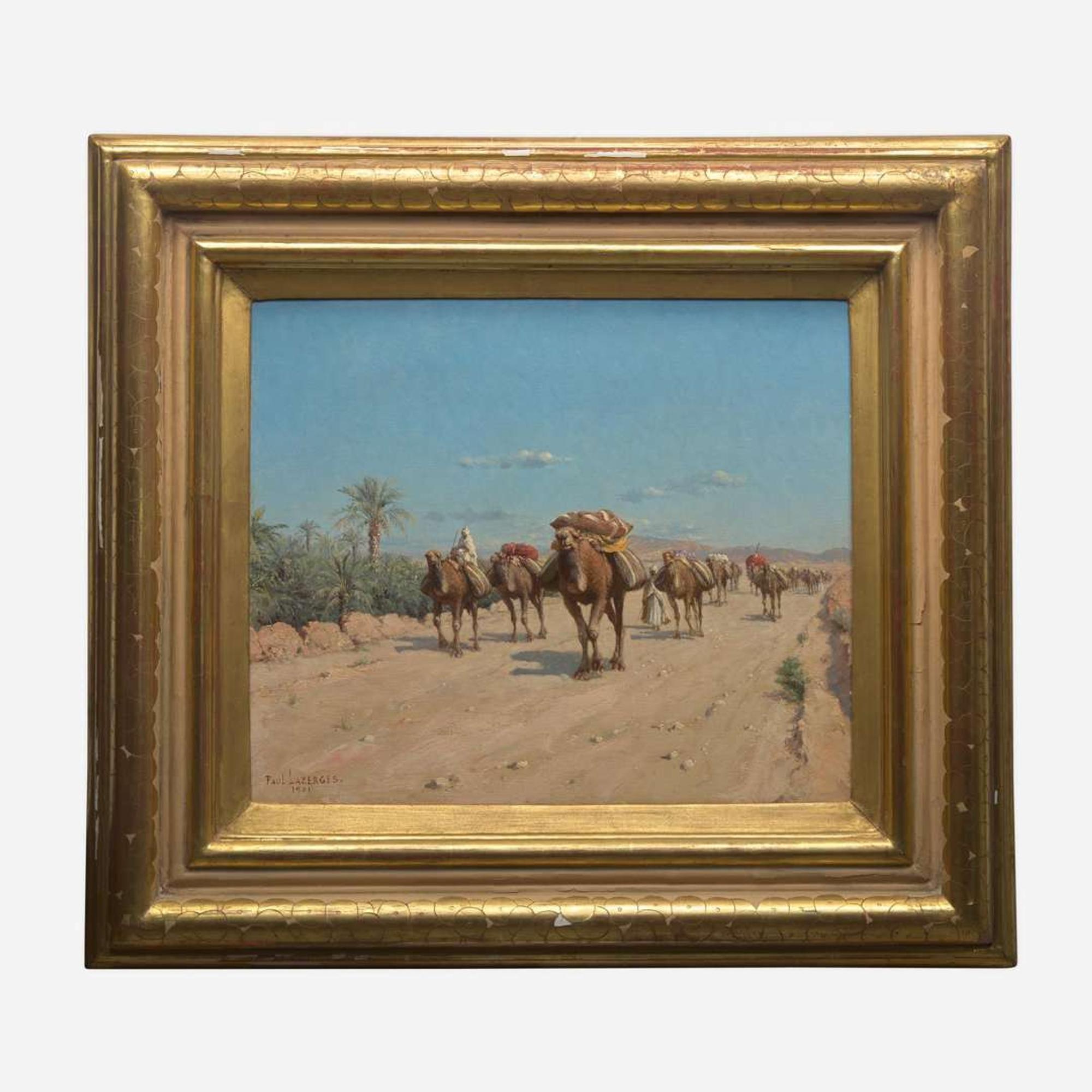 Paul Jean Baptiste Lazerges (French, 1845–1902) The Caravan