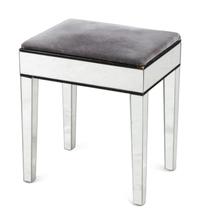 A Mirrored Dressing Table and Stool