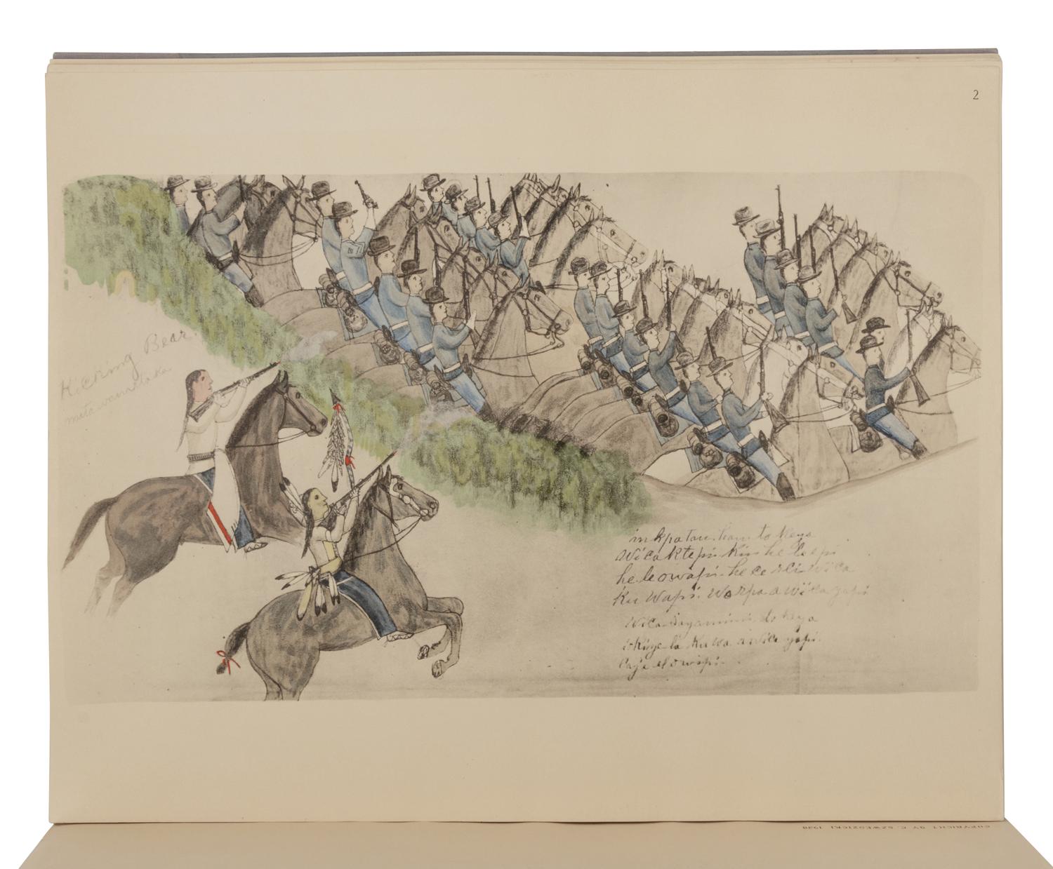[NATIVE AMERICAN ART]. SZWEDZICKI, C., publisher. Sioux Indian Painting . Part I: Paintings Of The Sioux and Other Tribes of The Great Plains . Part II: The Art of Amos Bad Heart Buffalo . Nice: C. Szwedzicki, [1938].