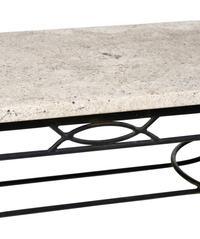 A Pair of Mario Papperzini 'Amalfi' Stone-Top Low Tables