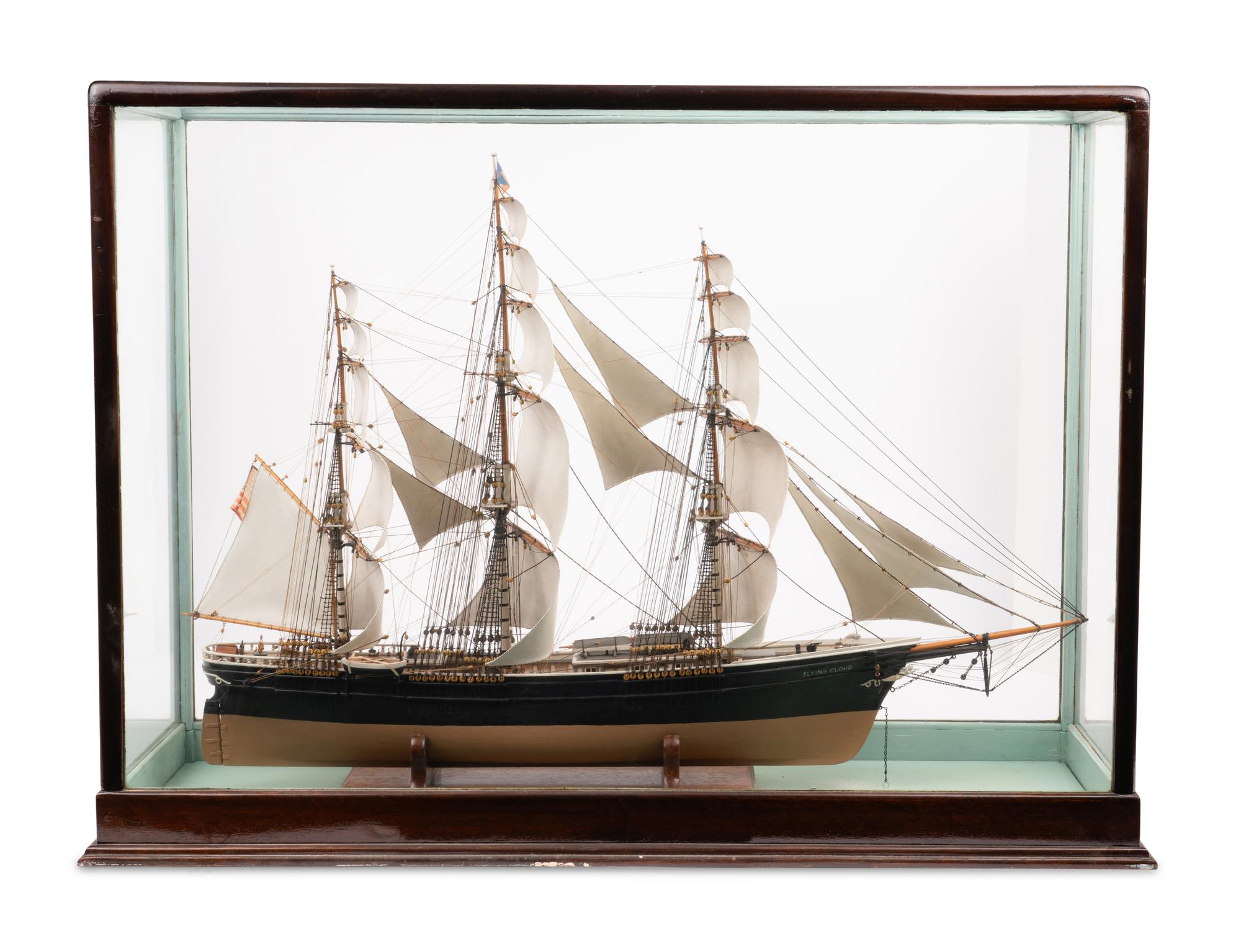 An American Scale Model of a Clipper Ship