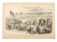 [HAWKINS' ZOUAVES]. A group of prints and newspapers featuring illustrations and coverage of the 9th New York Infantry Regiment in the battlefield, comprising: