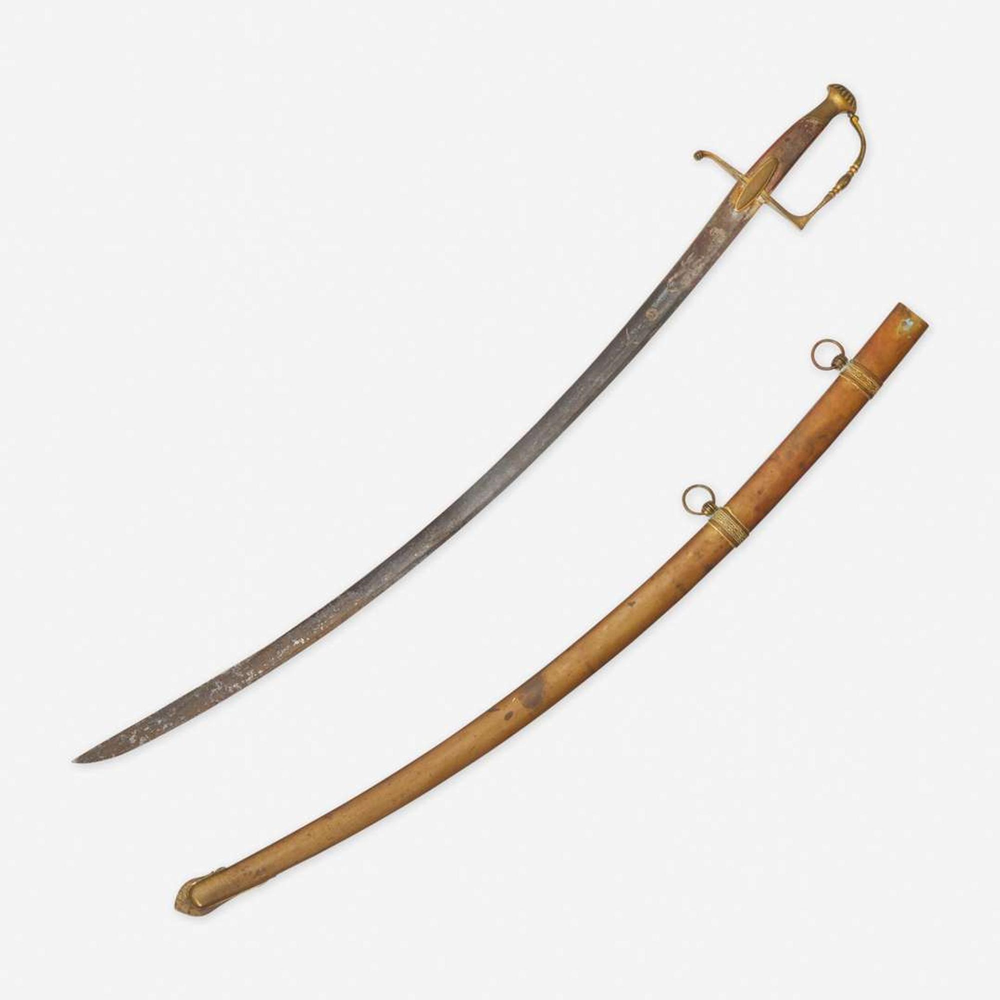 A French Napoleonic era infantry saber circa 1800-1815