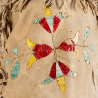 Santee Sioux Quilled Hide Coat