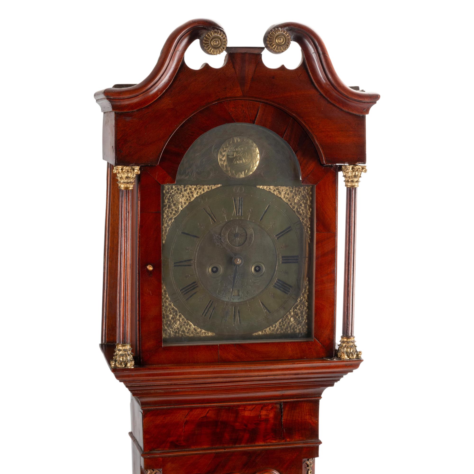 A George III Mahogany Tall Case Clock
