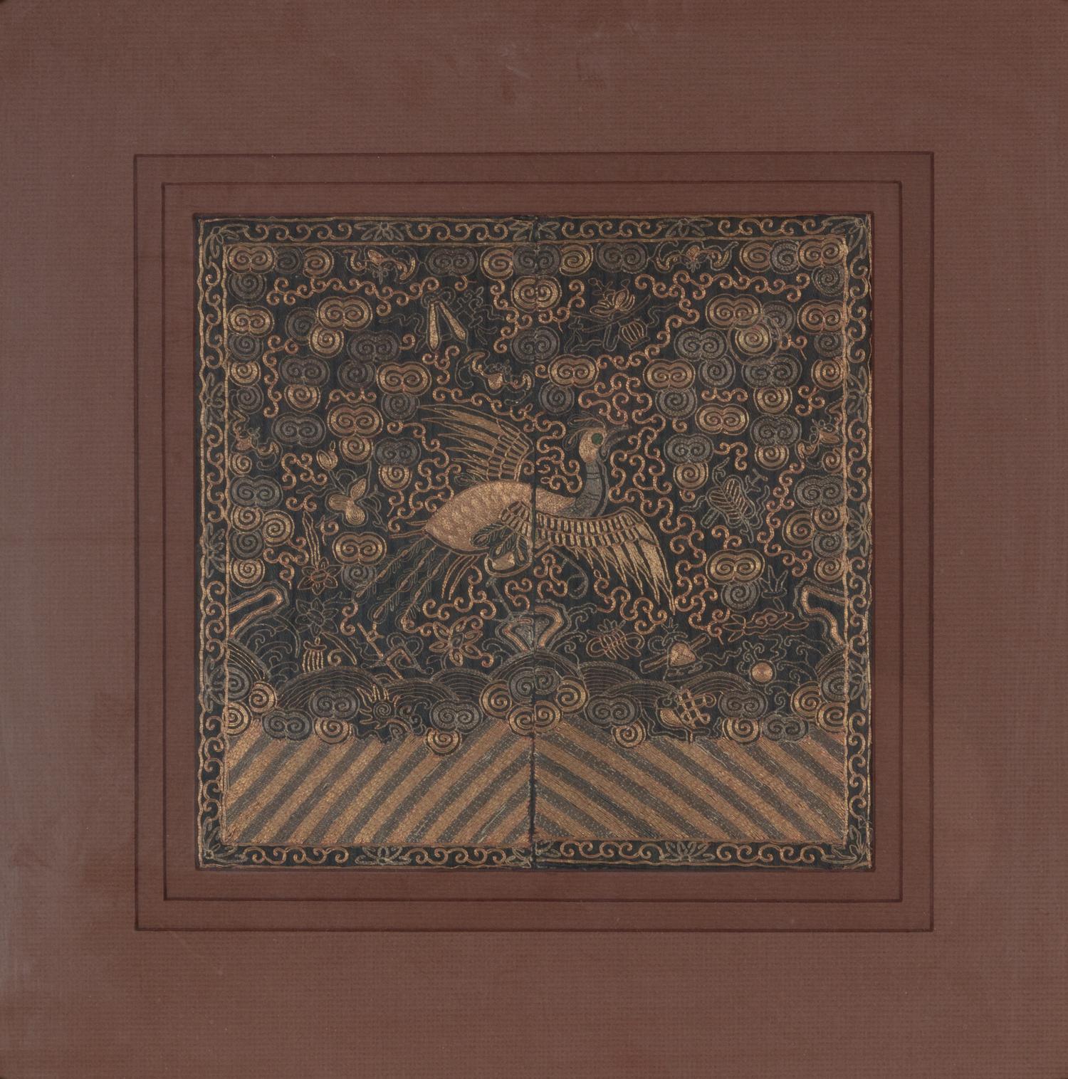 10 Chinese Embroidered and Woven Silk Articles