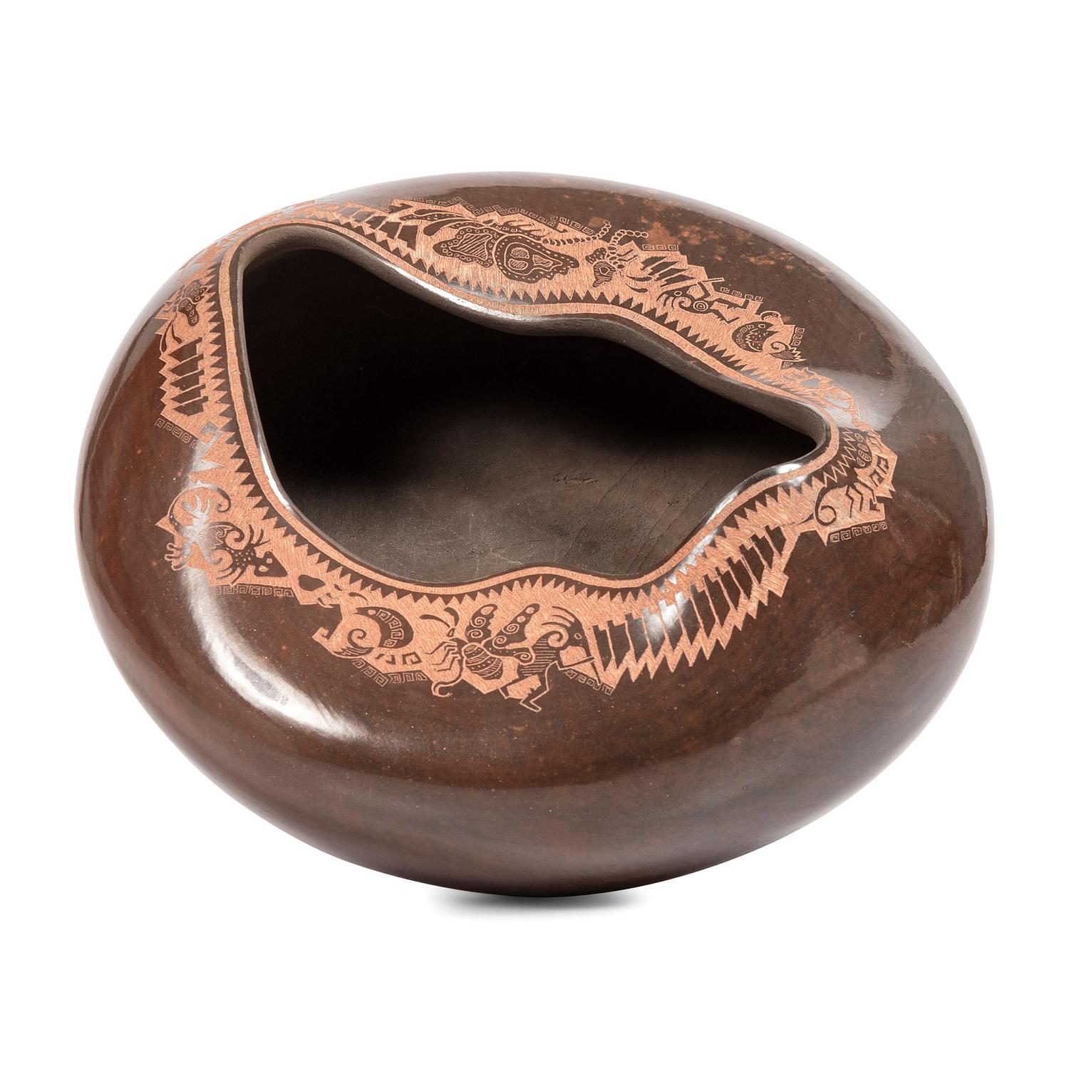 Sgraffito Pottery Bowl