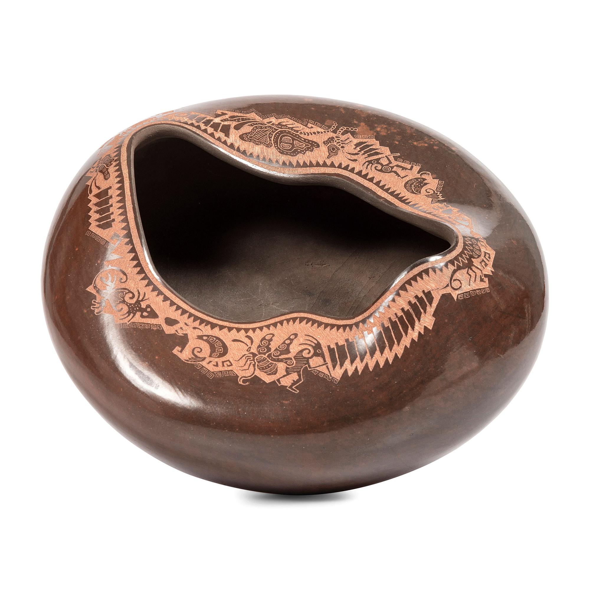 Sgraffito Pottery Bowl