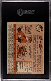 A Complete Set of 1958 Topps Baseball Cards Including SGC Graded Key Cards (494/494),